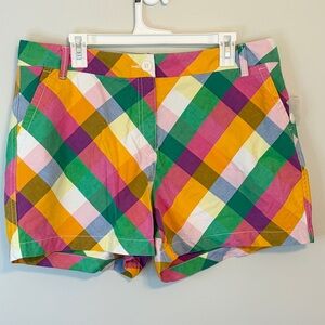 crown & ivy Multicolor Plaid Women's Shorts